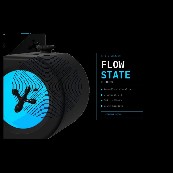 Ferrofluid Visualizer — FLOWSTATE Edition